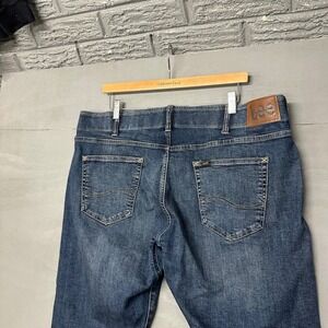 Lee Extreme Motion Mens Jeans 38x29 Slim Fit Straight Leg Blue 2015452